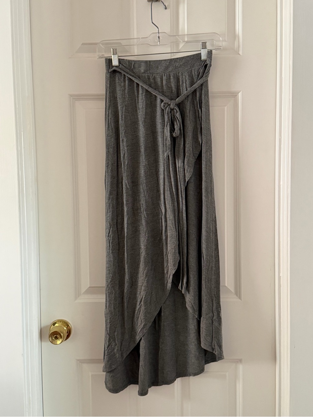 a new day Gray High-Low Wrap Maxi Skirt